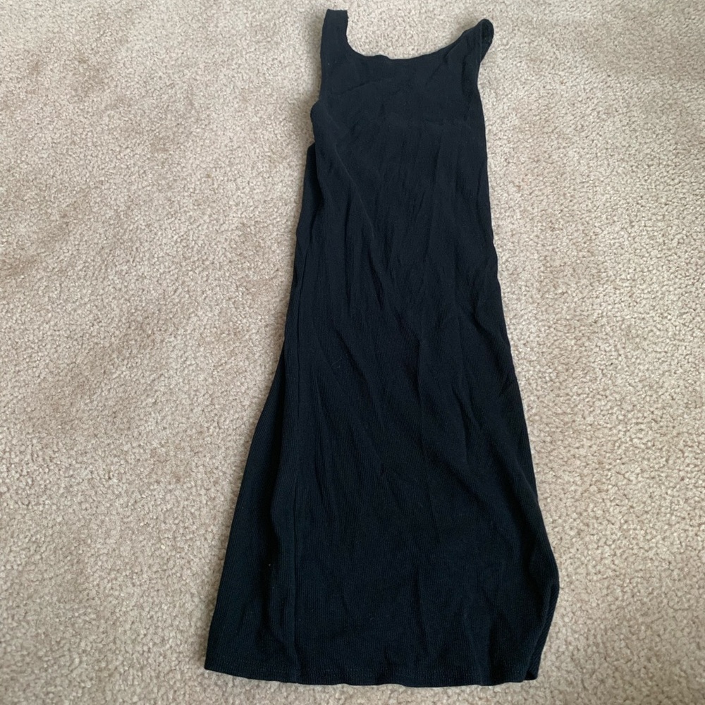 Black mini top shop dress